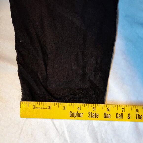 Cotton Linen Elastic Waist harem yoga pants - Picture 6 of 9